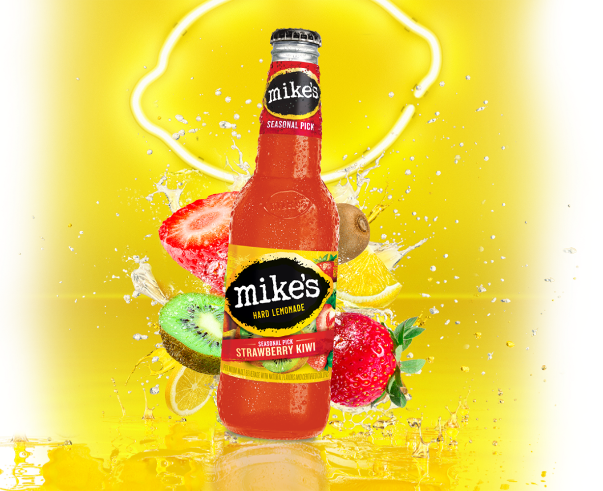 Mike's Hard Lemonade Strawberry Kiwi Seasonal Image