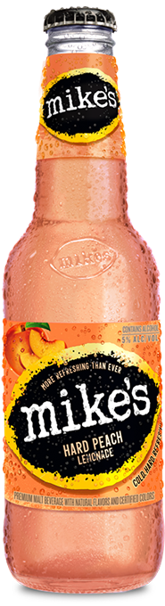 Peach Mike's Hard Lemonade Bottle