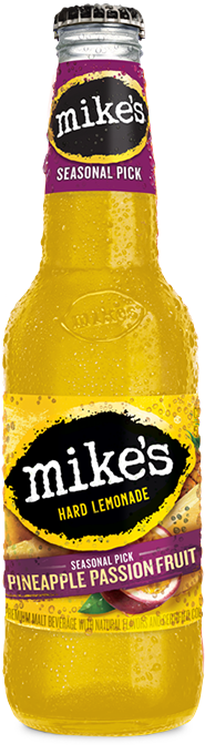 Pineapple Passion Fruit Mike's Hard Lemonade Bottle