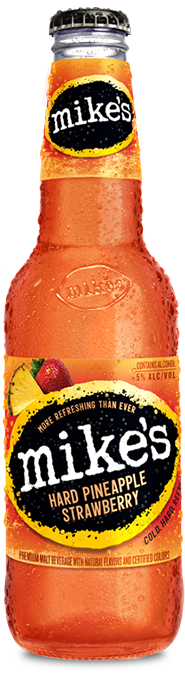Pineapple Strawberry Mike's Hard Lemonade Bottle