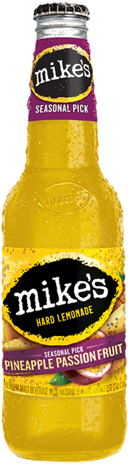 Pineapple Passion Fruit Mike's Hard Lemonade Bottle